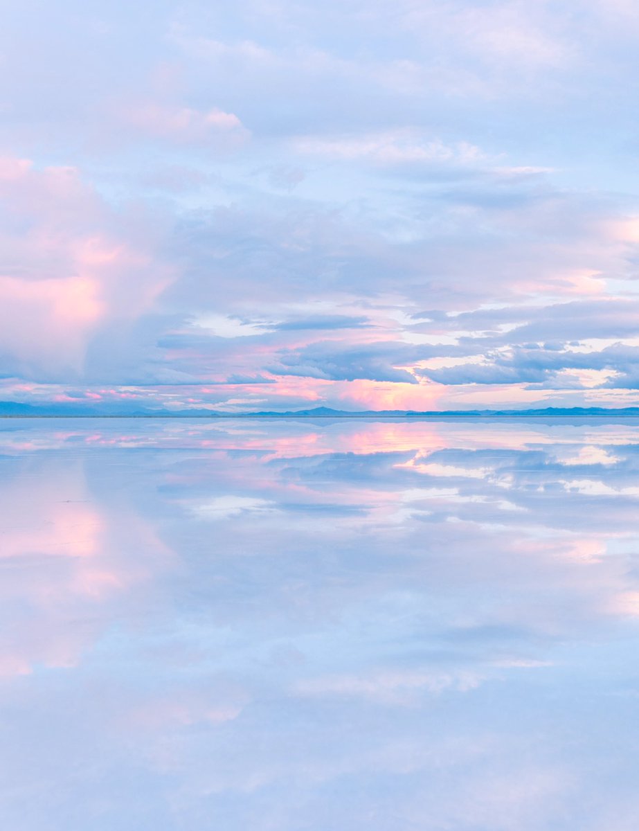 reflections at the salt flats