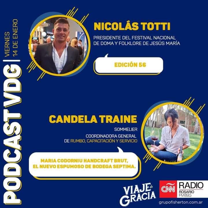 #PODCASTSEMANAL
Checkeá el Podcast VDG por #spotify y otras plataformas.
▶️  Subimos contenido de notas de data reciente
▶️  #hoy <a href="/FestivalJM/">Festival Nacional de Doma y Folklore Jesús María</a> y <a href="/TraineMaria/">Maria Candela Traine</a> , contenido del 14 de enero
#podcast #semanal #viernes #contenido #sommelier #radio #vino #Folklore #doma