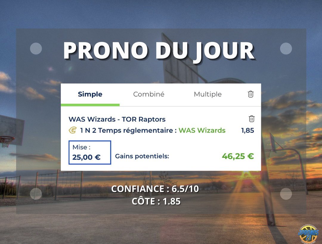 JPronos23's tweet image. PRONO DU JOUR 👍🏼🔥

RT + ❤️ SI TU FOLLOW !