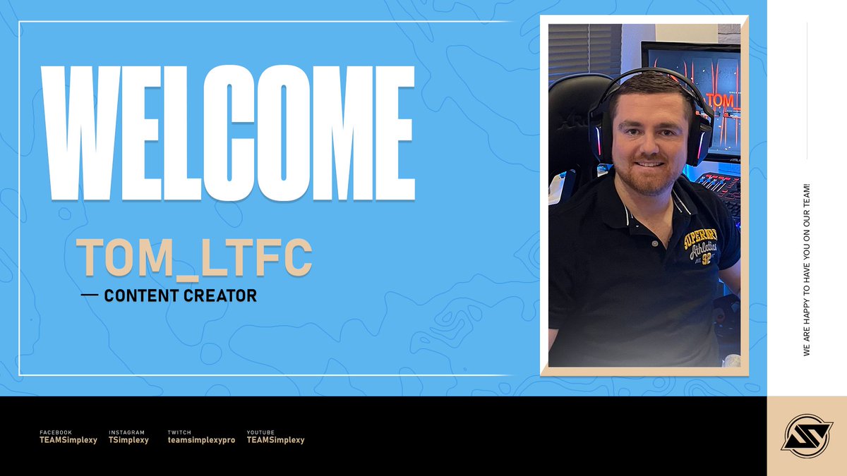 We are very happy to announce that @tom_ltfc will be joining us as a content creator! 🎉🎉

Please give him a warm welcome!

Check his Twitch and make sure to follow it!💪
twitch.tv/tom_ltfc
