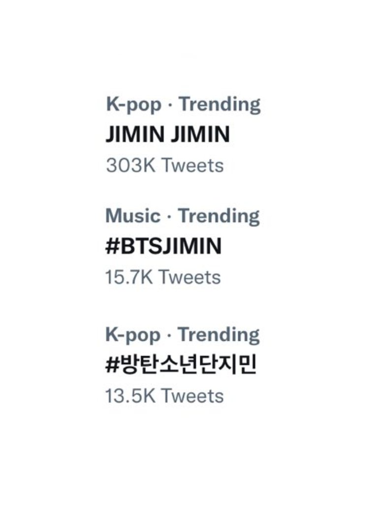 JiminGlobal's tweet photo. [TRENDS]

JIMIN JIMIN
#BTSJIMIN
#방탄소년단지민 

we really miss you jimin, hope you're staying warm and smiling a lot, come back home soon 🥺💕 https://t.co/VtoiiQFlFv