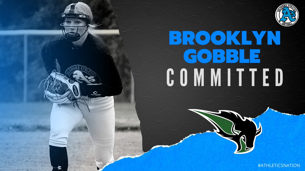 Breaking 🔹🔹🔹: Oklahoma Baptist University (OBU) lands the commitment of 2023 Ripley pitcher Brooklyn Gobble. We are extremely proud for you and your family! 
#collgecommit