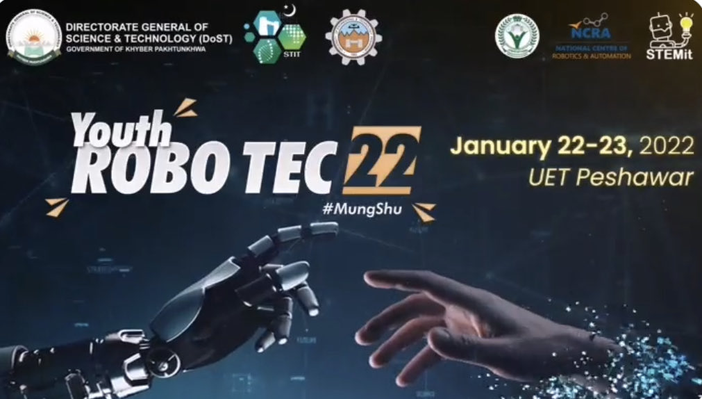 AtifKhanpti's tweet image. KP Science &amp;amp; Technology Directorate In collaboration with UET Peshawar (Deptt. of Mechatronics) is holding 2 day mega event @youthrobotec22 to engage students in STEM related fields and encourage their creative thinking and problem solving skills.

#dostkp #science4kp #