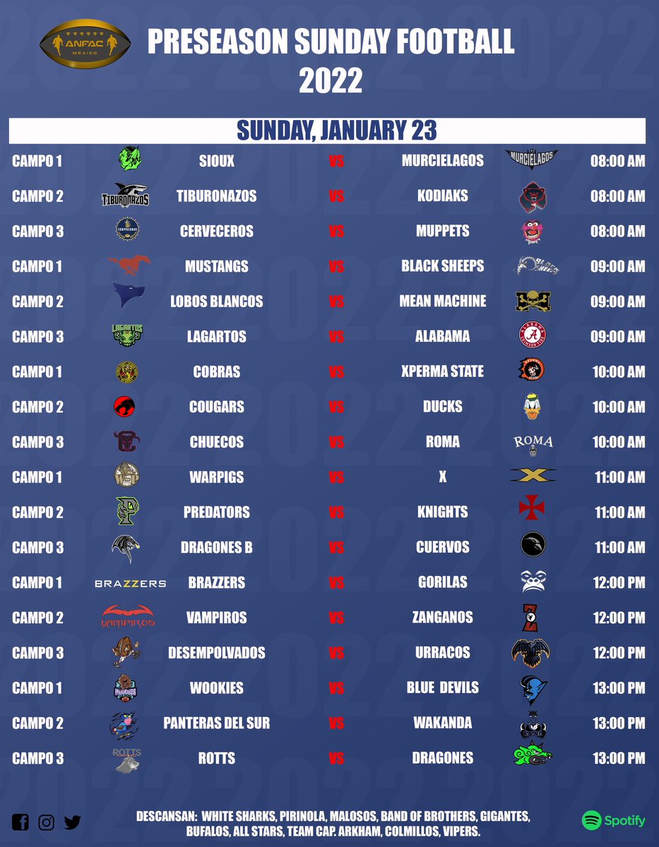 PRESEASON SUNDAY FOOTBALL