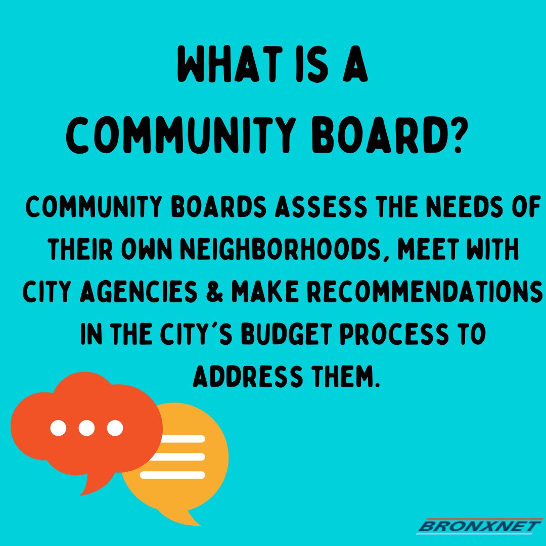 BronxnetTV's tweet image. Thinking about joining a #CommunityBoard? Well here&apos;s what you need to know!

Learn more: bit.ly/3qMofFw