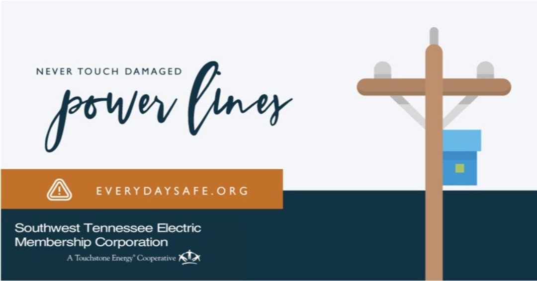 Stay #everydaysafe. Never touch damaged powerlines.