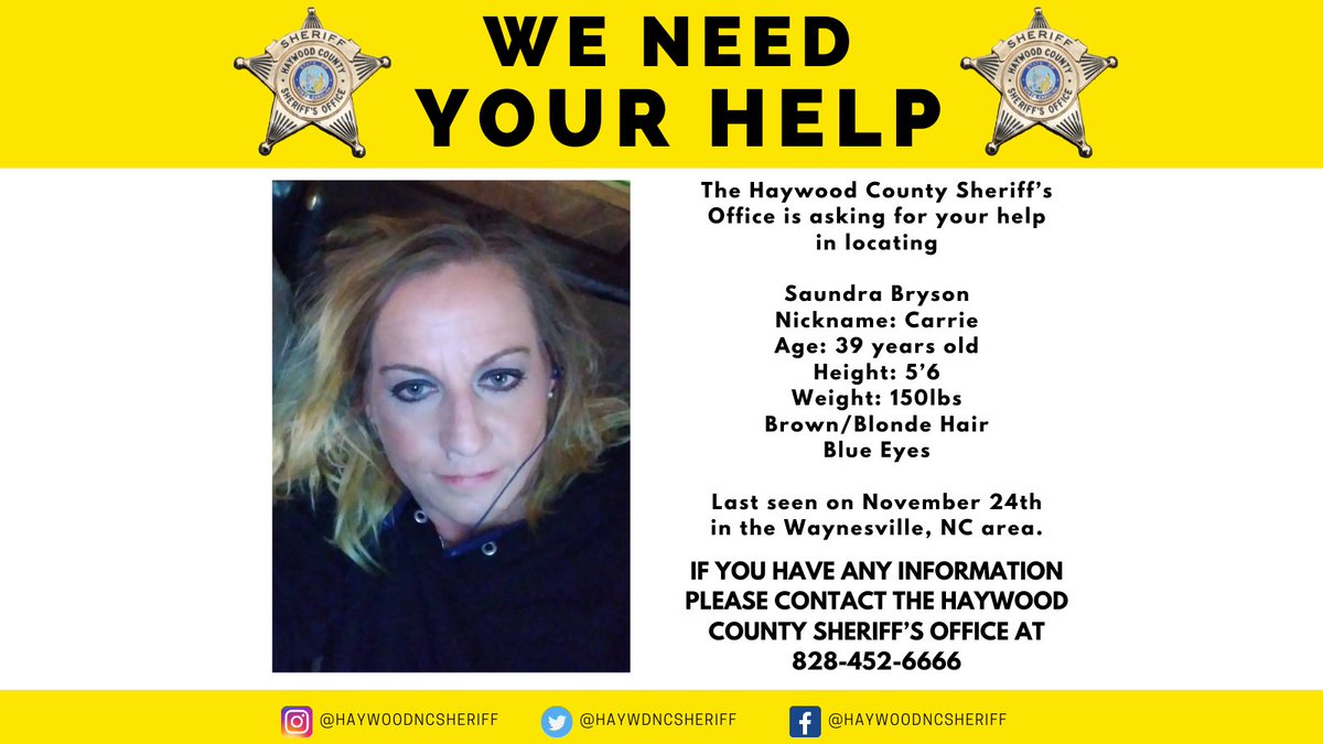 HaywdNCSheriff's tweet photo. https://t.co/Ts2uuYmUA2