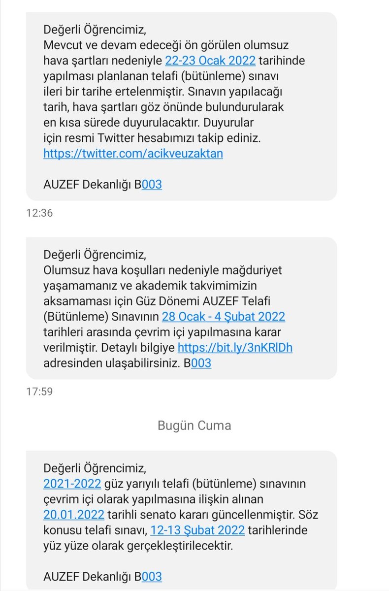 Bu nasıl bir kararsızlık anlamadım köklü İstanbul Üniversitesimize yazık olur. #auzefpismanlıktır