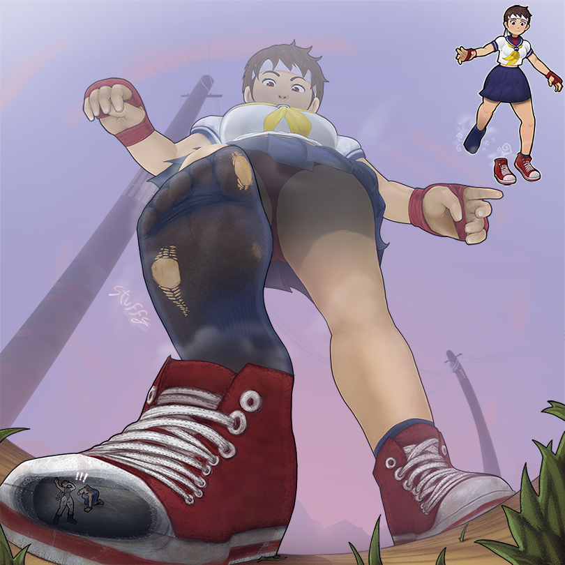 Sakura learns kicking off your shoe by accident can be pretty embarrassing ...