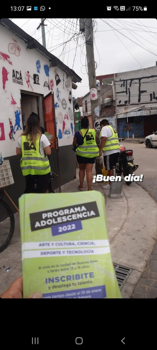 Mariela18061136's tweet photo. Seguimosss ... Hoy en Barrio 15 🙌💪 
#ProgramaAdolescencia https://t.co/VTWJlgaOdL