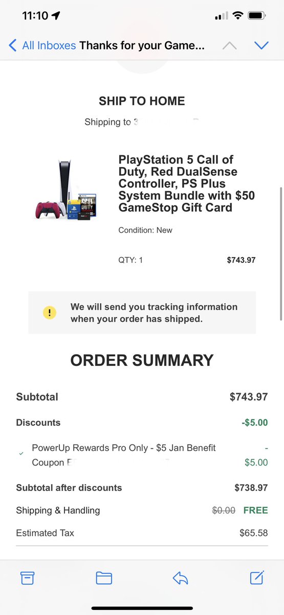 JonathanThen's tweet photo. @PS5restocks_etc Success!!!!! https://t.co/INRN9ObLKY