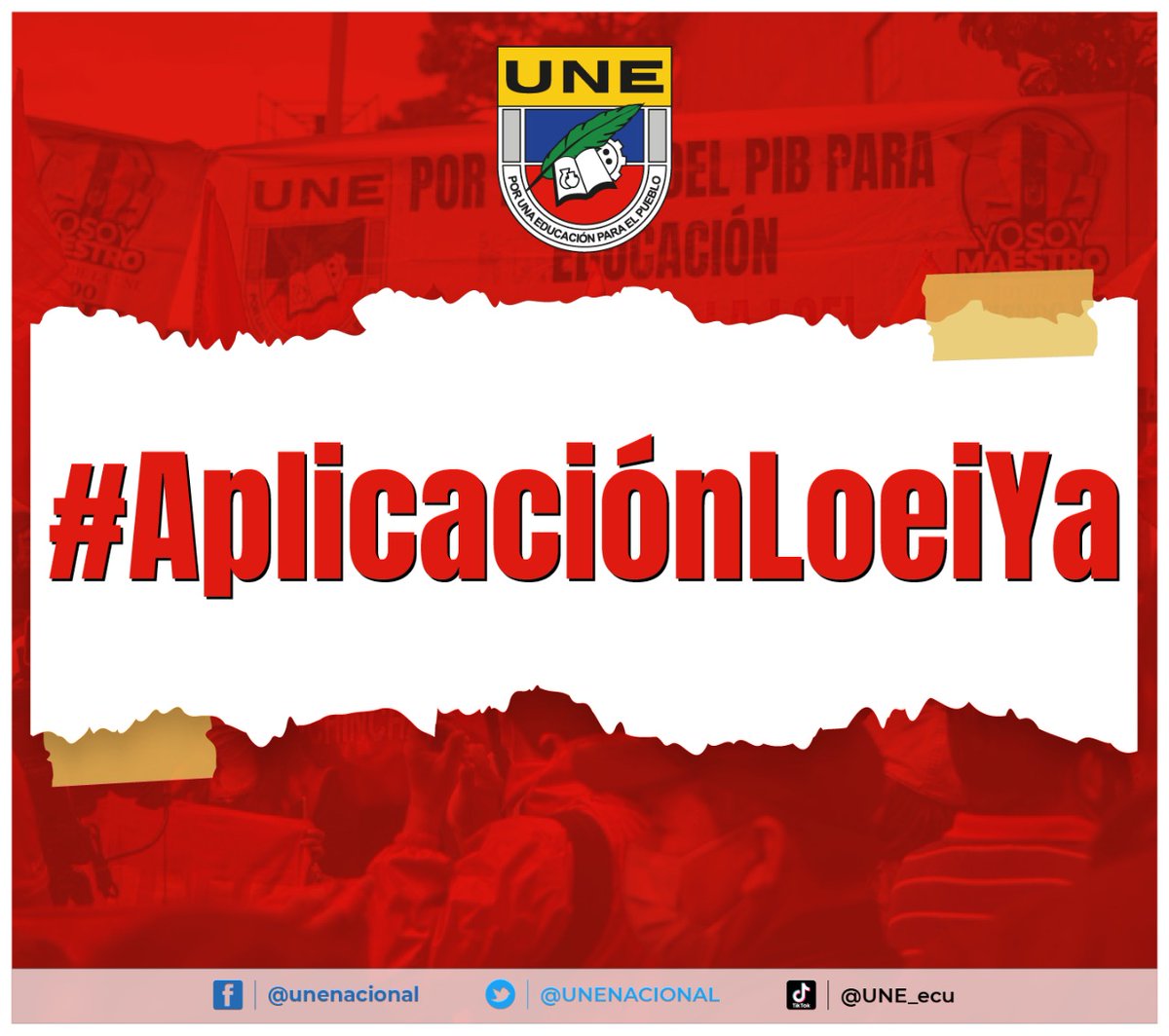 gatonaranjo12's tweet photo. La #LOEI, que se elaboró con lucha durante 11 años, está en registro oficial, el gobierno debe cumplirla #AplicaciónLOEIYA https://t.co/W5STgfFf0x