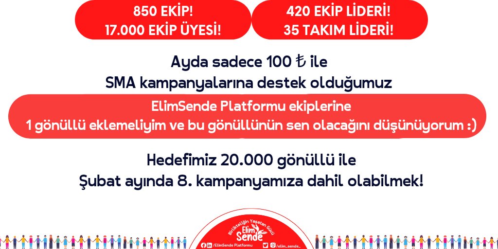 elim_sende_'s tweet photo. Ayda 100 TL ile SMA'lı bebekleri kurtarmak için bir aradayız, sen de ElimSendeEkipleri arasına katıl! https://t.co/UW4GNAEWfn