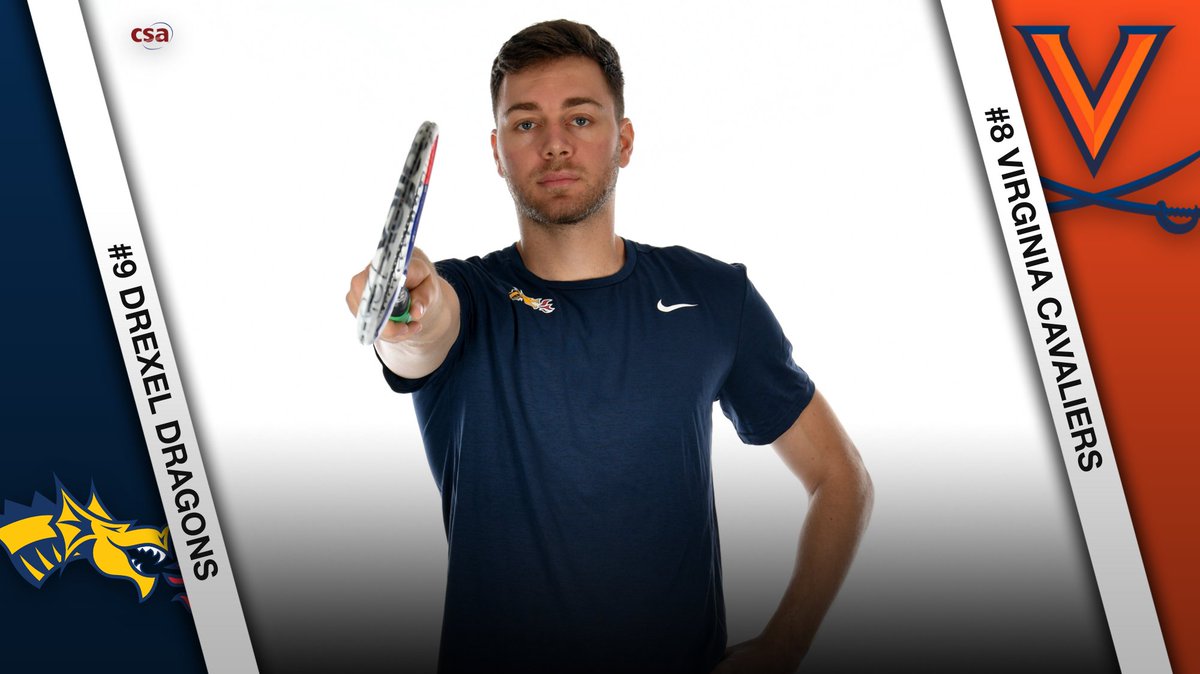 🆚 | Virginia
⏰ | 4:00 p.m.
📍 | Kline &amp; Specter Squash Center - Philadelphia, PA
📺 | bit.ly/3HfoPSe
📈 | drexeldragons.com/WSQScoreboard (W) / drexeldragons.com/MSQScoreboard (M)

#FearTheDragon