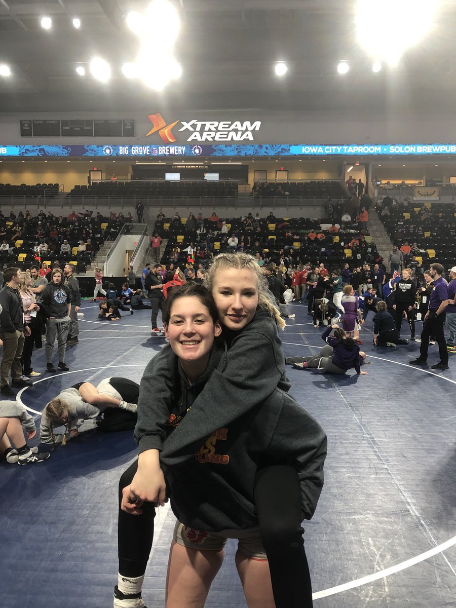 Marion Ladies ready to compete at State!! Go Wolves!! <a href="/MarionWrestle/">Marion Wrestling</a> <a href="/Marion_Activity/">MHS Student Activities</a>