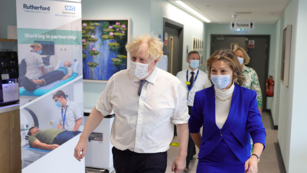 Yesterday we welcomed <a href="/BorisJohnson/">Boris Johnson</a> to the Rutherford Diagnostic Centre Somerset. It was a pleasure to show the Prime Minister around the centre and describe how it has reduced the number of people waiting too long for a diagnostic test in our county. 1/3