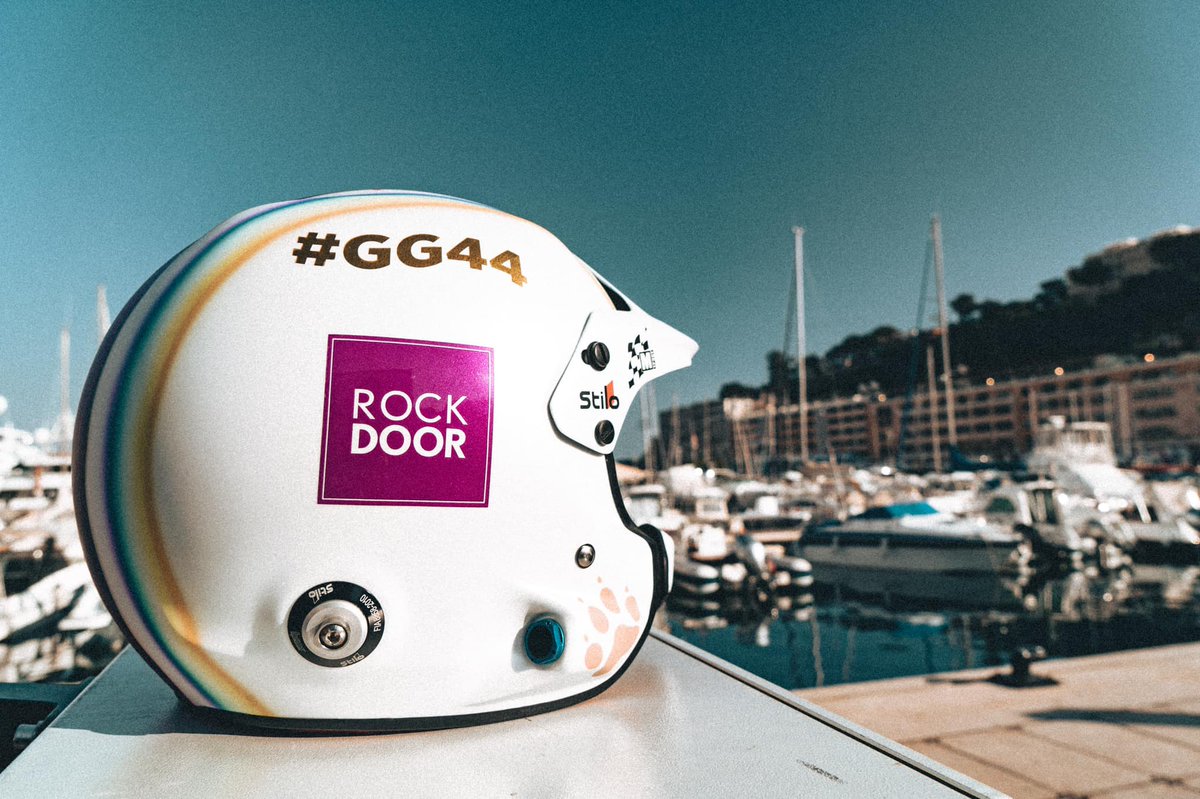 rockdoorltd's tweet photo. Good luck to @GreensmithGus and @MSportLtd for the rest of the weekend at Rally Monte Carlo – and congratulations Gus on your first WRC Stage win!!!  We’re loving the helmet and car graphics featuring GAP &amp; Rockdoor 💜💚

#WRC
#GG44 https://t.co/p3lnaoMSxO
