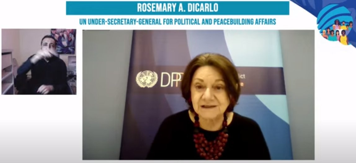 UNDPPA's tweet image. #YPSConference: "We will continue to support the implementation of the YPS agenda and to scale up our partnerships for &amp;amp; with youth," said @DicarloRosemary, stressing the importance of increased, accessible resources &amp;amp; investments to youth-led initiatives. dppa.un.org/en/closing-cer…