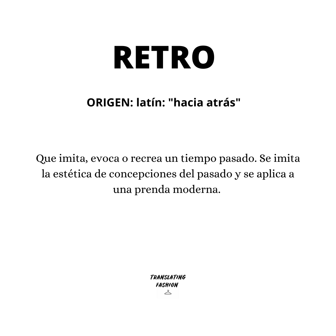 translatingfash's tweet photo. VINTAGE vs. RETRO: ¿cuál es la diferencia? ⌛

Mientras que «vintage» se compone de piezas originales de la época en la que han sido creadas, «retro» incluye prendas, muebles y accesorios que han sido fabricados hoy, pero con un diseño basado en tiempos anteriores. https://t.co/LiZVAQTdSE