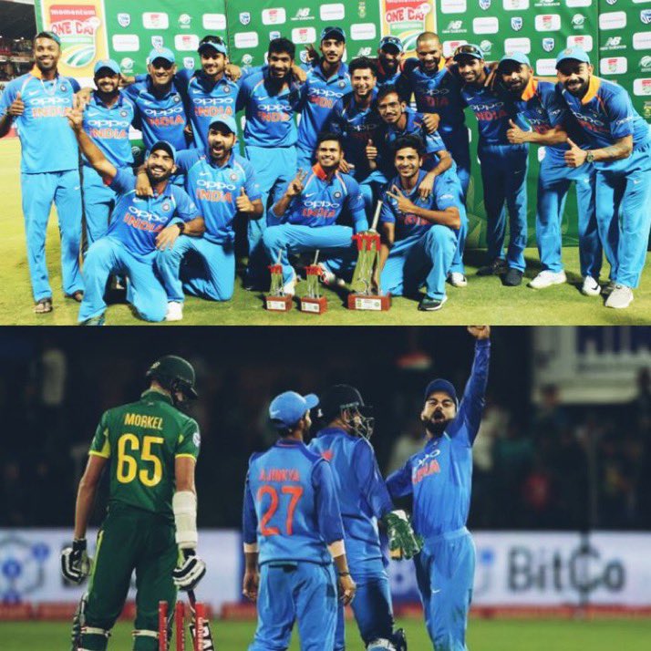 BluntIndianGal's tweet photo. List of Indian captains to win ODI series in South Africa:

Virat Kohli 

End of list https://t.co/vtRgZcS8cc