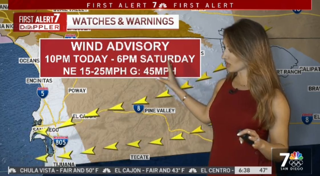 Another round of Santa Ana winds begins tonight <a href="/nbcsandiego/">NBC 7 San Diego</a>