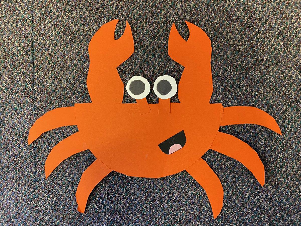 MissLAHarrison's tweet image. P4H @Whitehillsps are reading The Iron Man as their class novel this term.   There are crabs in the first chapter so yesterday we made one.  🦀