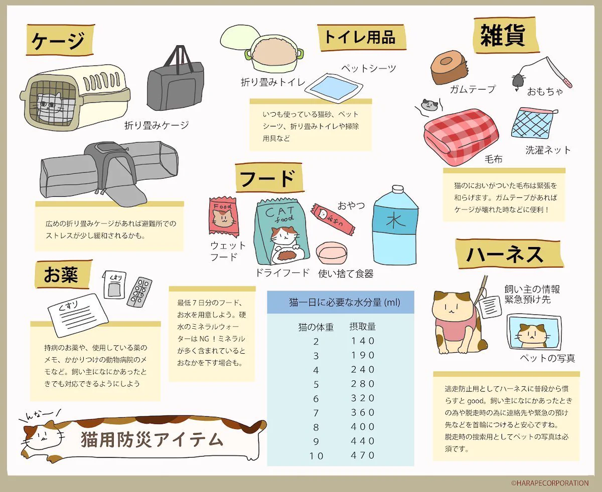 猫飼いの皆様、地震の備えは大丈夫ですか？あると便利な猫用防災アイテムまとめ！