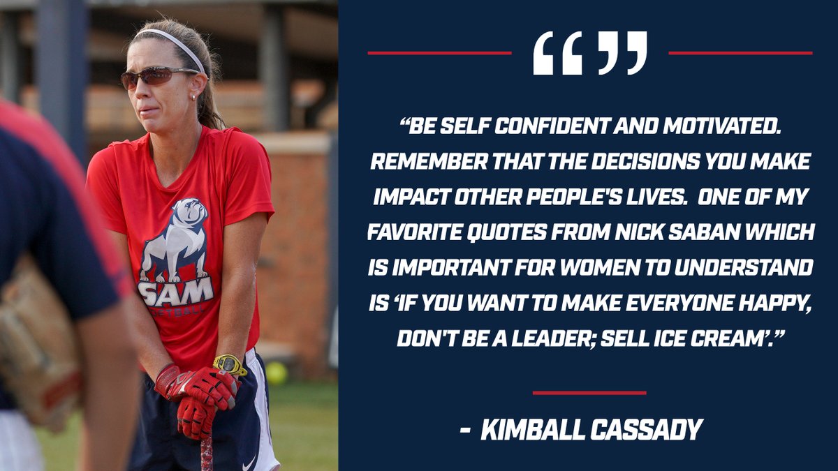 SamfordSB's tweet photo. ๐๐ซ๐๐๐ค๐ข๐ง๐ ๐๐ฅ๐๐ฌ๐ฌ ๐๐๐ข๐ฅ๐ข๐ง๐ ๐ฌ
Head Coach @CassadyKimball gives advice to the next generation of female leaders!
#SoConUnited
#AllForSAMford https://t.co/f4HStVk6oY
