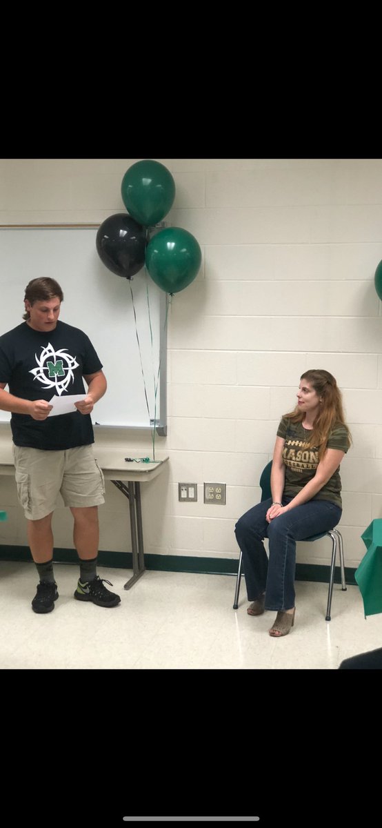 Yesterday the Mason Football Family lost a special young man. Emerick Moser #67 was a young man that touched everyone of our hearts through his personality, care &amp; LOVE FOR PEOPLE! We will be missing him for a long time!! 4-3-2-1LGL!!!