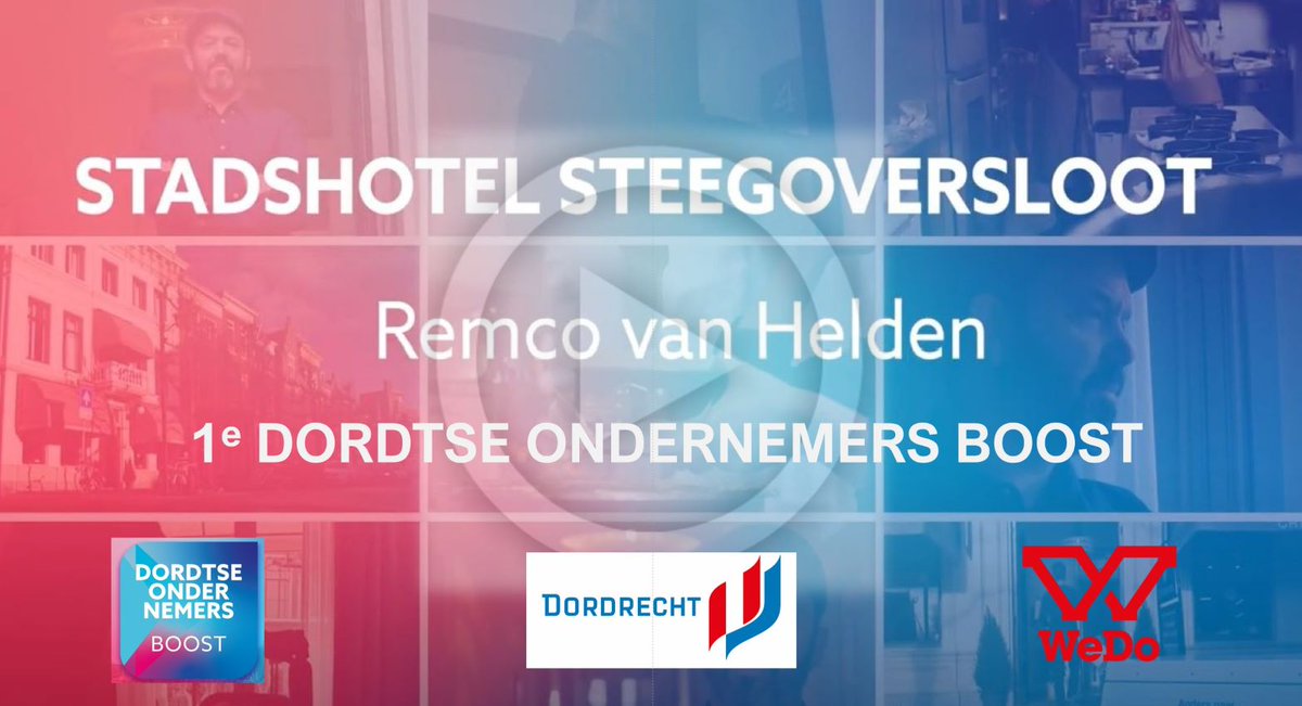 Bekijk hier de 1e Dordtse Ondernemers Boost video: youtu.be/e8NF5BOiwME
#SupportYourLocals #WeDoItTogether #MKBDordrecht #TeamDordtOnderneemt #video
Meer weten? Check dan dordtseondernemersboost.nl