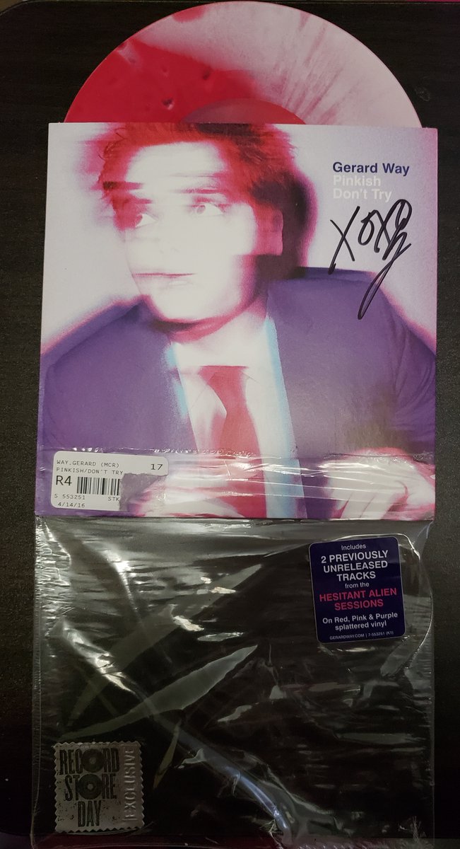 gerard way hesitant alien vinyl