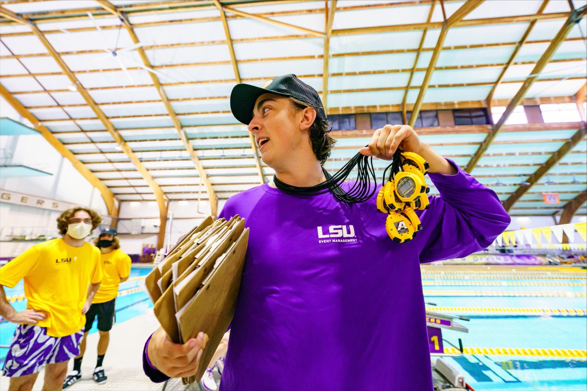 LSUgameops's tweet photo. Join us tomorrow morning and #PackTheNat for the last home swim meet of the season!
Its Senior Day at the Natatorium as @LSUSwimDive takes on @AggieSwimDive!!
🚪 : 10:00AM
🏊♂️ : 11:00AM
🎟 : Free Admission
🎁 : Free Rally Towels https://t.co/btgI2rWft6