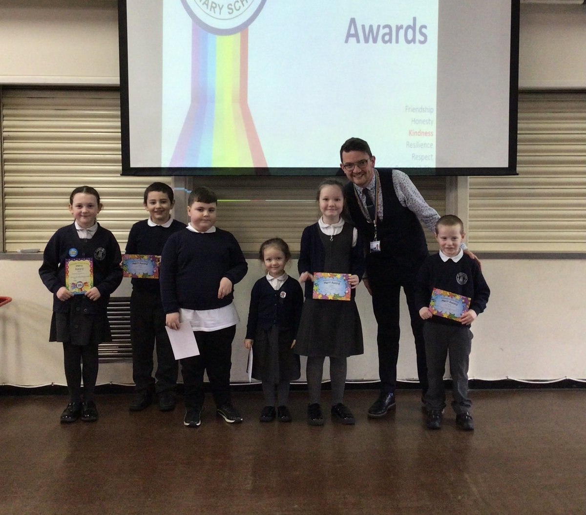 WeAreCastleway's tweet photo. Another Friday and lots to celebrate at Castleway! We’re very proud of the winners of our #MeritAward, our #ValuesAward and Mr. Mycroft’s #HeadteachersAward. #WeAreProud #WeAreCastleway💙 https://t.co/jgYKJnXSId