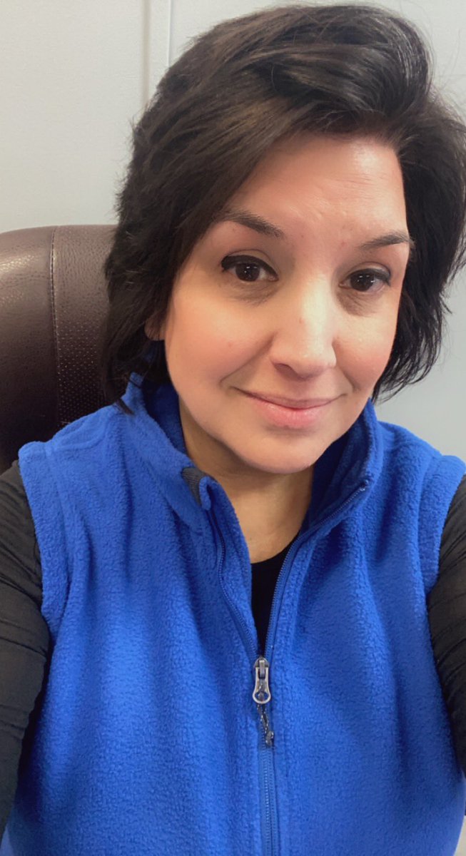 Stacey_Obrien's tweet photo. Y’all better watch out cuz my blue devil blue fleece vest arrived and I’m officially wearing the uniform of a #QHSBlueDevil Mom. Embarrassing teens since 2012. ✌🏻 https://t.co/2YYrHG4jHH