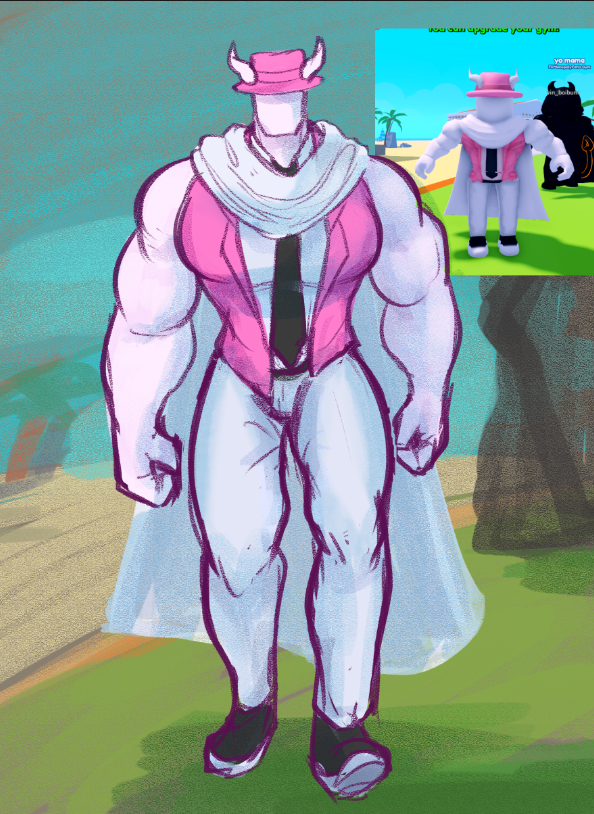 Roblox my char muscle by NgTDat on DeviantArt