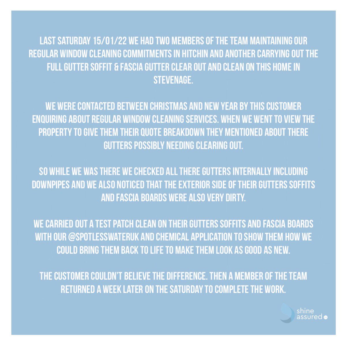 ShineAssured's tweet image. Gutter clearance and gutter soffit and fascia cleaning. Gutter soffit and fascia cleaning before and after pictures to follow.
