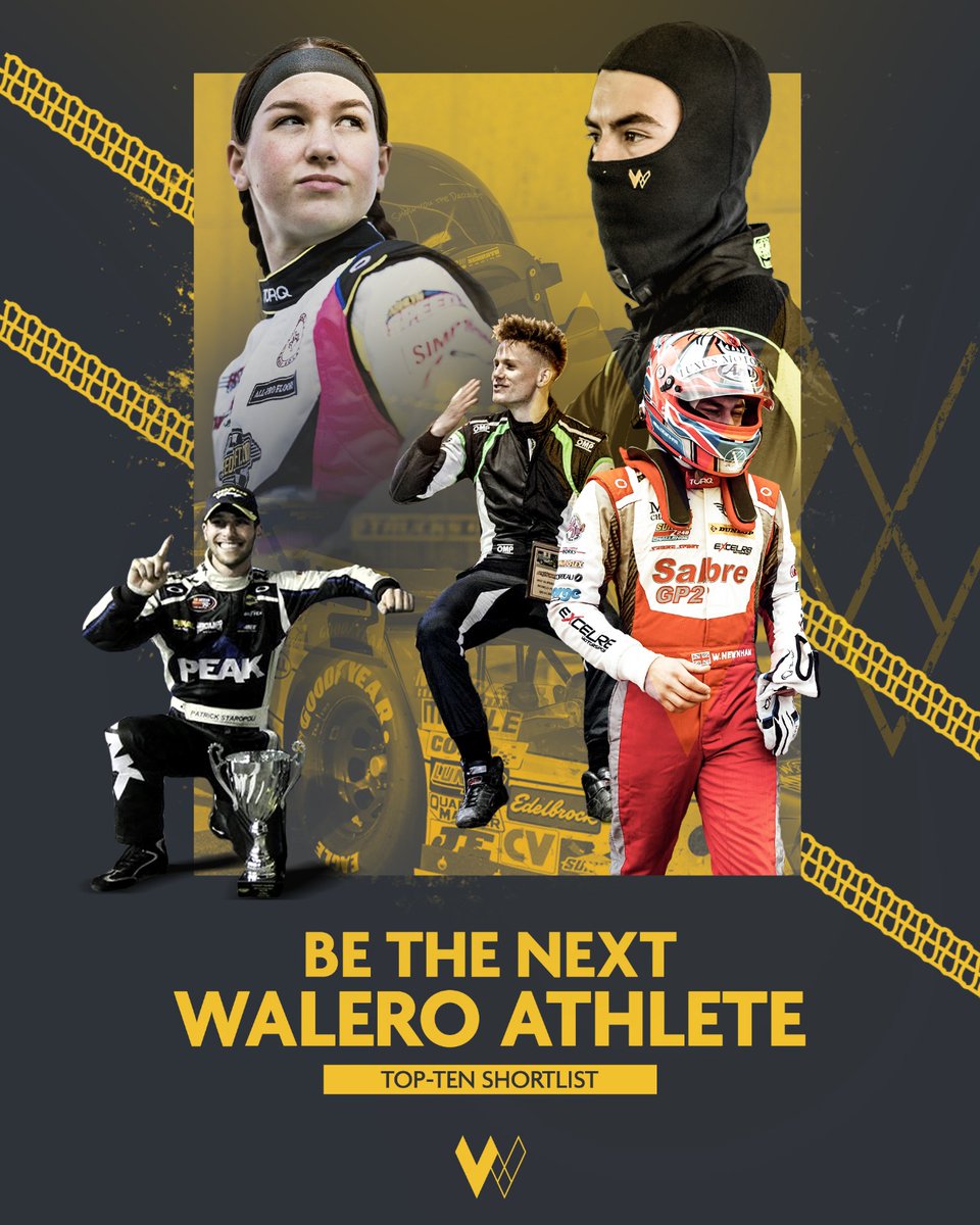 WaleroWorks's tweet photo. Meet the next five of our top-ten shortlist to be the next Walero athlete!

Thank you to everyone who entered 💛

We'll meet our winner next week...

@AshlynSpeed | @JB_Motorsport_ | @NickRoots67 | @97patrickstar | @willnewnham36

#WeAreWalero #GetTheEdge #BeTheNextWaleroAthlete https://t.co/kcyFHaDfMI