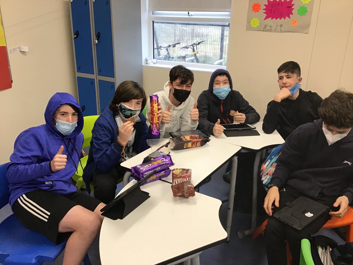 Business students carrying out vital Market Research for their CBA1! Sampling session underway....
<a href="/BelmayneEtss/">Belmayne ETSS</a> 
#Marketing #CBA #edchatie