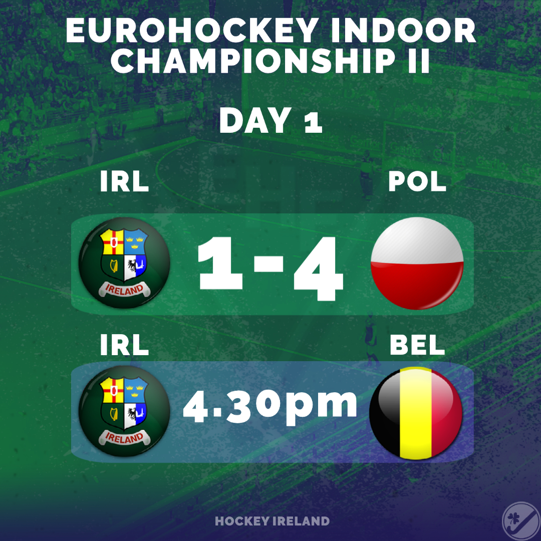 irishhockey's tweet image. Final score from game one for @IIndoorhockey:

Ireland 1 (H Kelly) Poland 4 (P Slawinska 2, A Katerla, S Tatarczuk)

Ireland led 1-0 at half-time and it was level with four minutes to go before the world number six pulled clear!
