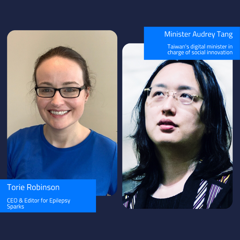EITHealth's tweet photo. Join @TorieRobinson10, CEO and Editor for @EpilepsySparks and @audreyt, Taiwan's Digital Minister for 'The Disrupters', our brand new session at the EIT Health Summit in May 2022.

Find out more here: https://t.co/xWz9R8aBuH

#EITHSummit @EITeu
