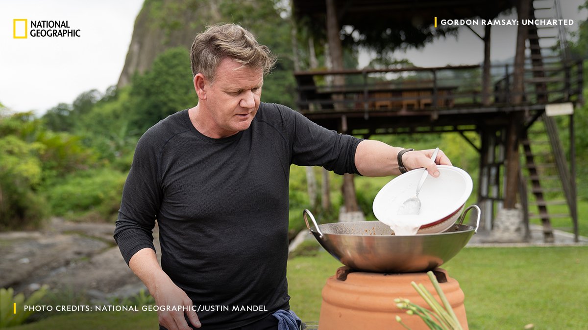 Get ready to explore new places, search for exotic recipes, and discover new dishes!

Gordon Ramsay: Uncharted takes you on a culinary quest around the globe.
Watch it every Thu-Fri at 9 PM on National Geographic.
#NatGeoAdventure https://t.co/ydLsUXsjH3
