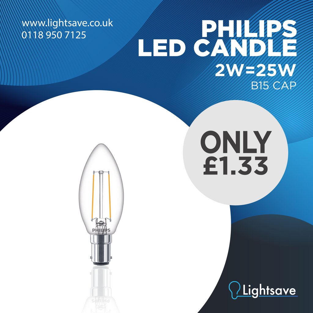 Frustratie niemand Met name Lightsave on Twitter: "Top quality brands at low prices. Shop our full  Philips range in store or on our website today with next day delivery  available! #Lightsave #Philips #lighting #candles #LED #lamps #