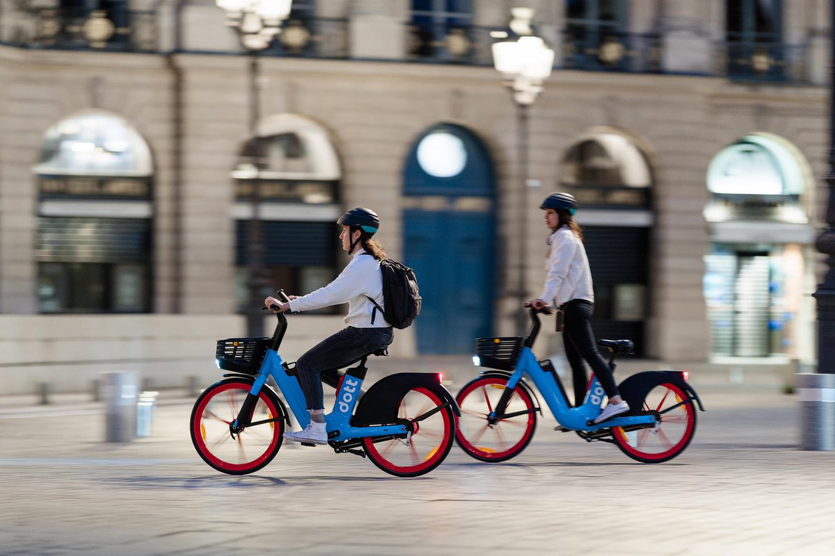Bordeaux 🇫🇷 🚀 🚲 
<a href="/Dott/">Dott</a> launches its fleet of e-bikes.