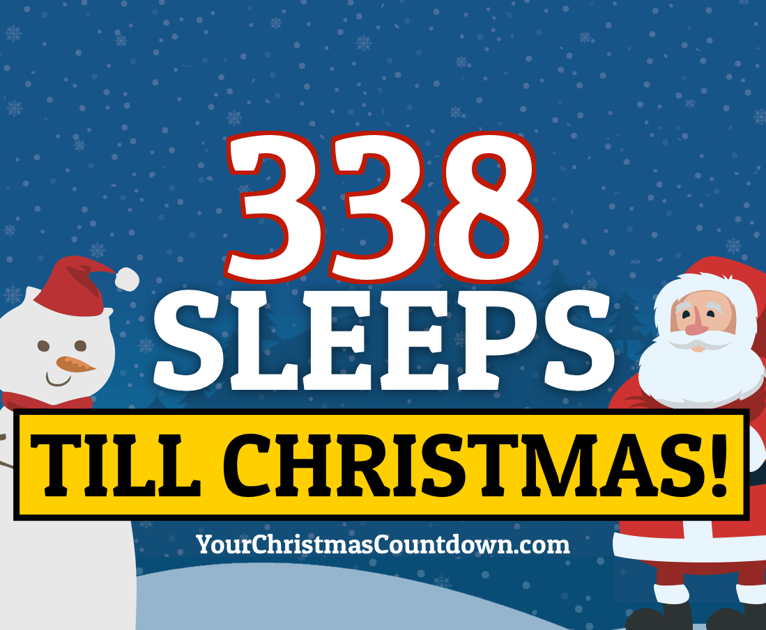 How Long Till Christmas Eve 2022 Countdown Your Christmas Countdown On Twitter: "Only 337 More Days & 338 Sleeps Until  Christmas! 🌟🎄🎅 👇👇 Visit Our Website To See The Live Countdown 🕒  Https://T.co/08Kjvawqc2 🎄🎅 Https://T.co/Bxrhvmt7Ny  Https://T.co/0Wy64E8Rgw" / Twitter