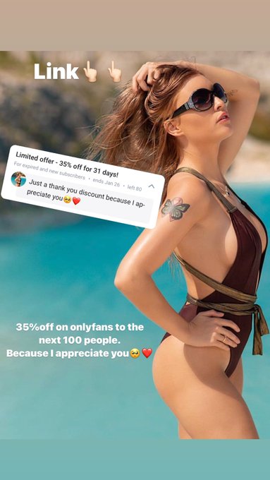 35% off on my onlyfans❤️ https://t.co/KL9ENVHGOX #onlyfans #hot #babe #love #nudes https://t.co/DSwS<a href="/tag/onlyfans"class="tags">#onlyfans</a><a href="/tag/love"class="tags"><span>#love</span></a><a href="/tag/hot"class="tags"><span>#hot</span></a><a href="/tag/babe"class="tags"><span>#babe</span></a><a href="/tag/nudes"class="tags"><span>#nudes</span></a>