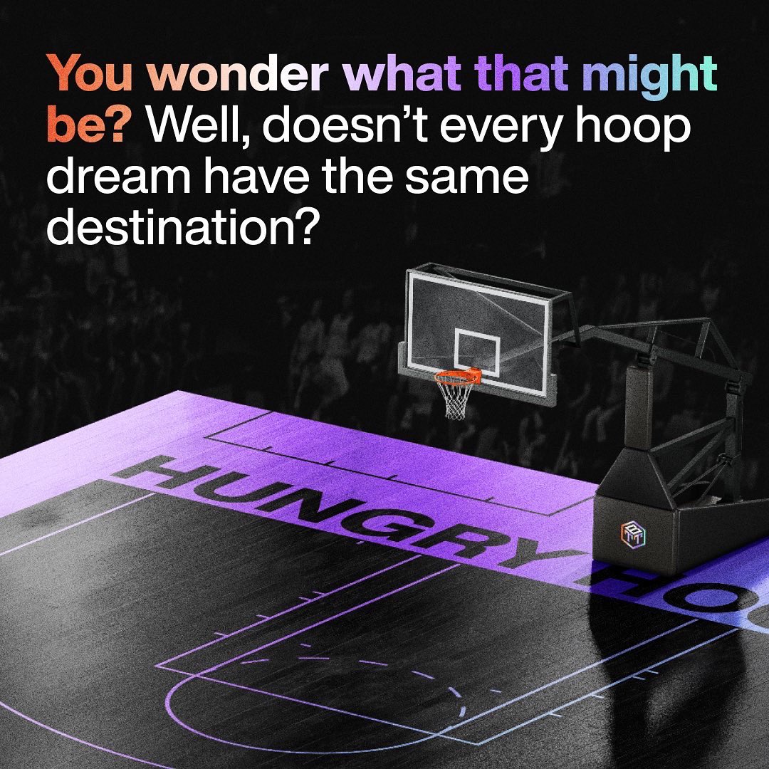 Doesn‘t every hoop dream have the same destination? Let‘s start this journey 🏀