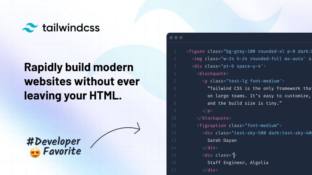 prisma's tweet image. 😍 Today&apos;s #DeveloperFavorite is @tailwindcss!

Tailwindcss allows you to build a sophisticated website effortlessly and to your exact specifications.

😉 In fact, we used it in our YouTube tutorial: &quot;Fullstack app using Next.js, GraphQL &amp;amp; Prisma&quot;

📈 tailwindcss.com