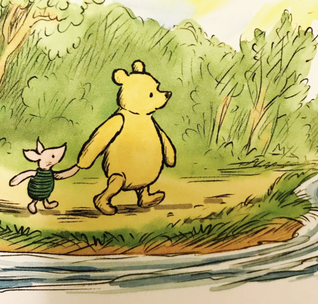 Pooh wasn’t completely happy about this but he knew it was the only way to prove for certain that Piglet wasn’t a witch…

.