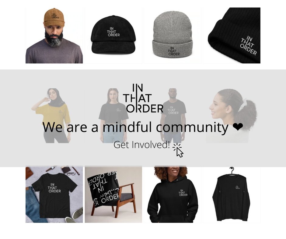 We are a mindful community. ❤️
Visit our store: inthatorder.store
Let's help the youth fight their mental illness.

#mentalhealth #student #selfcare #anxiety #depression #mentalhealthawareness #MentalHealthMatters  #parenting #socialworker #schooladmin #schools