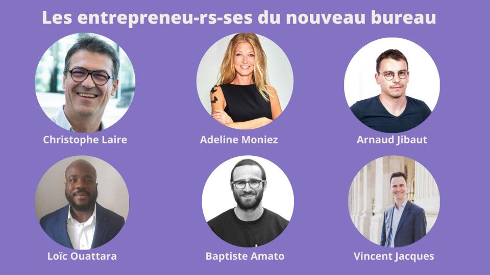 Le nouvelle team de French Tech HdF Sud est constituée et s'agrandira prochainement pour représenter encore mieux notre territoire. Bienvenue <a href="/Adelinemoniez/">Adeline Moniez</a> <a href="/arnojibo/">Arnaud Jibaut  🚀</a> @BaptisteAmato <a href="/vincentjacques/">Vincent Jacques</a> (Trésorier) qui rejoignent <a href="/loic_ouattara/">OUATTARA Loïc</a> (Secrétaire) et <a href="/ChrisLre/">Christophe Laire</a> (Président)